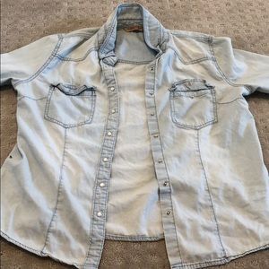 Light blue jean jacket